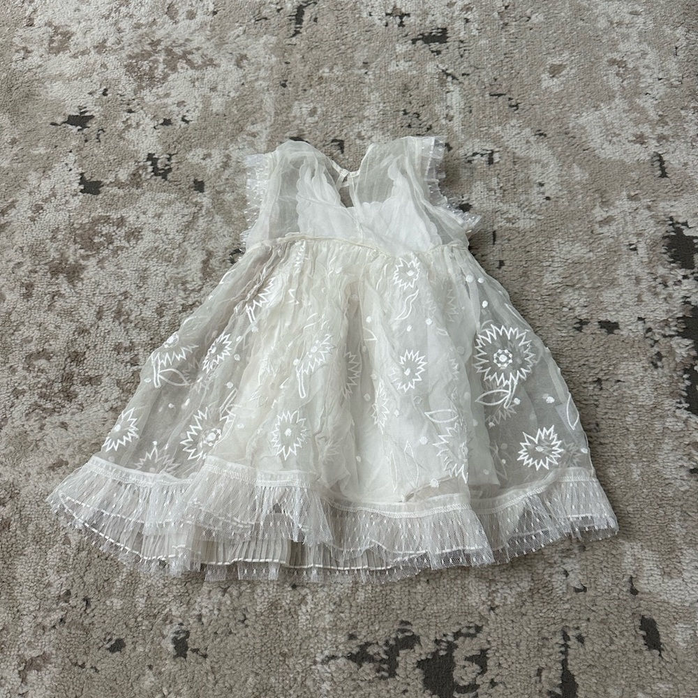 Stella McCartney Organza Flower Dress Size 24 Months - Picture 3 of 5